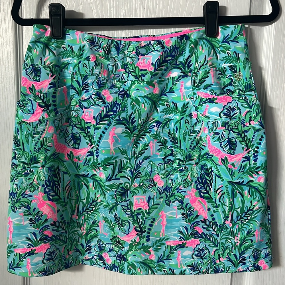 Lilly Pulitzer Monica “Blue Horizon” Skort UPF 50+